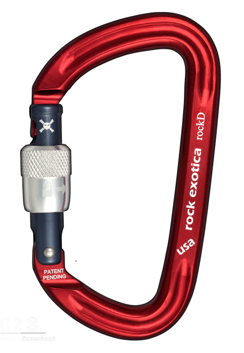 rockD Screw-Lock Carabiner (Cosmetic Second)