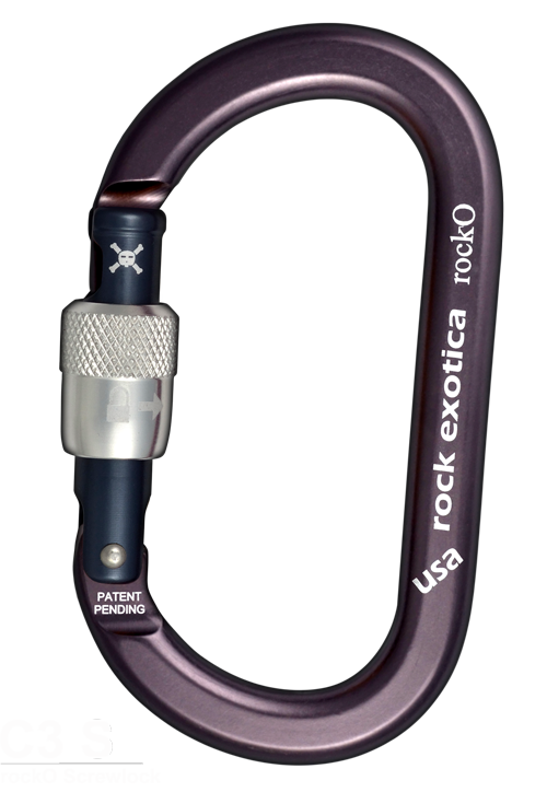 rockO Screw-Lock Carabiner (Cosmetic Second)