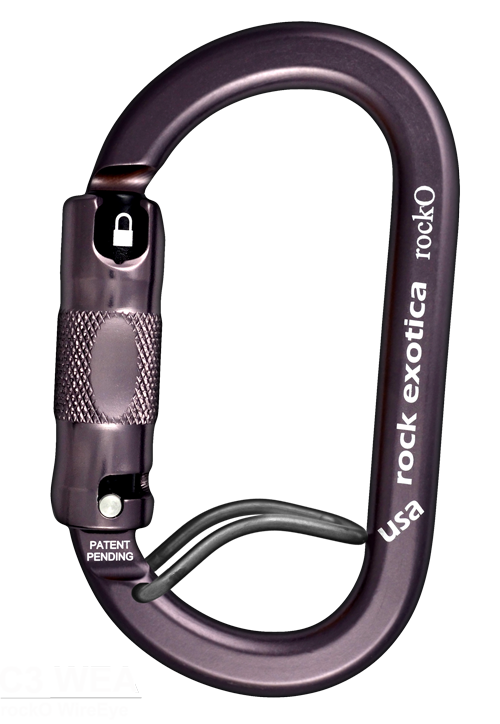 rockO WireEye Auto-Lock Carabiner (Cosmetic Second)