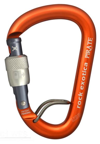 Pirate WireEye Screw-Lock Carabiner