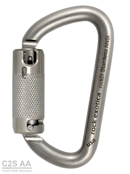 rockD ANSI Stainless Carabiner