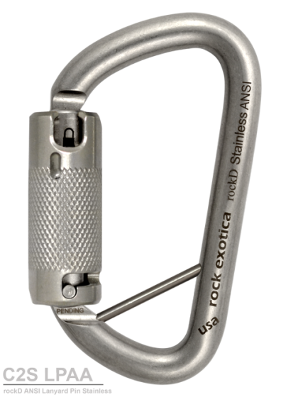 rockD ANSI LPA Stainless Carabiner