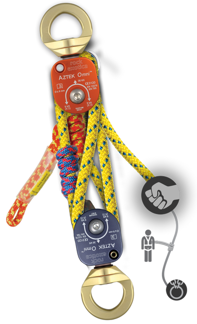 Aztek Number Ropes AZTEK Pulley System | Rock Exotica rope rescue and rigging pulley system