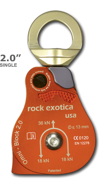 Omni-Block Swivel Pulleys | Rock Exotica rope rescue and Omni-Block Swivel Pulleys | Rock Exotica rope rescue and