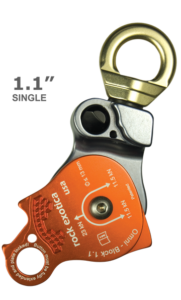 Omni-Block Swivel Pulleys | Rock Exotica rope rescue and Omni-Block Swivel Pulleys | Rock Exotica rope rescue and