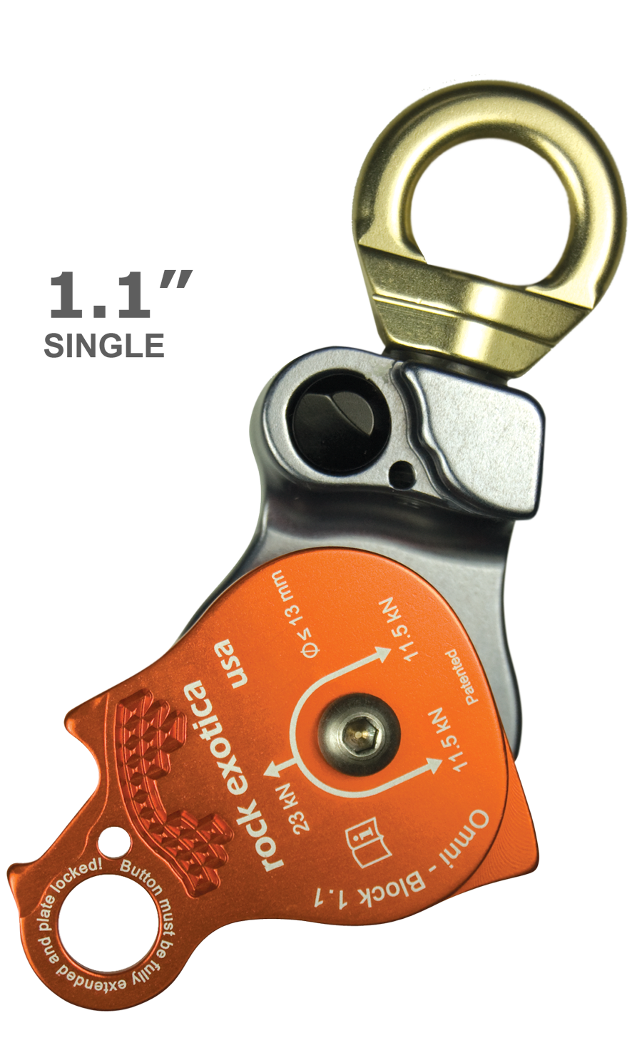 Omni-Block 1.1" Single Pulley (Cosmetic Second)